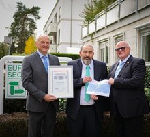 BDSW award ceremony for "Security Employee of the Year" - Eufinger Security employee receives 2nd place